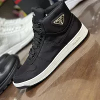 $98.00 USD Prada High Top Shoes For Men #1381674