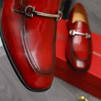 $88.00 USD Salvatore Ferragamo Leather Shoes For Men #1381831