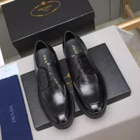 $100.00 USD Prada Leather Shoes For Men #1381837