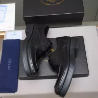 $100.00 USD Prada Leather Shoes For Men #1381837