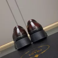 $100.00 USD Prada Leather Shoes For Men #1381838