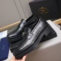$100.00 USD Prada Leather Shoes For Men #1381839