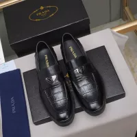 $100.00 USD Prada Leather Shoes For Men #1381839