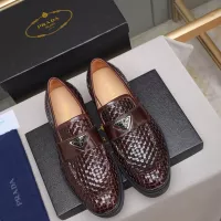 $115.00 USD Prada Leather Shoes For Men #1381840