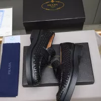 $115.00 USD Prada Leather Shoes For Men #1381841