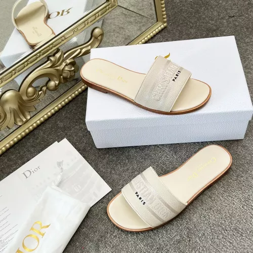 Replica Christian Dior Slippers For Women #1381995 $82.00 USD for Wholesale