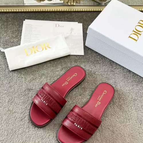 Replica Christian Dior Slippers For Women #1381996 $82.00 USD for Wholesale