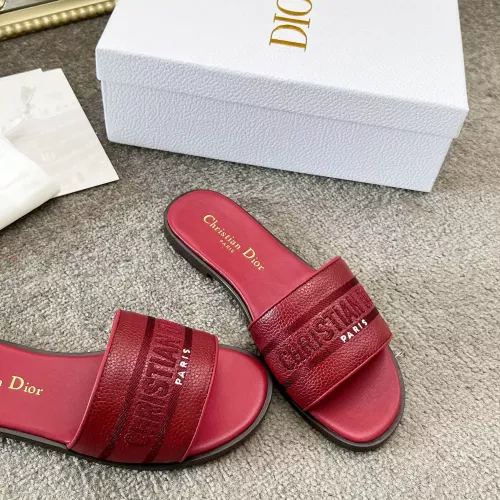 Replica Christian Dior Slippers For Women #1381996 $82.00 USD for Wholesale