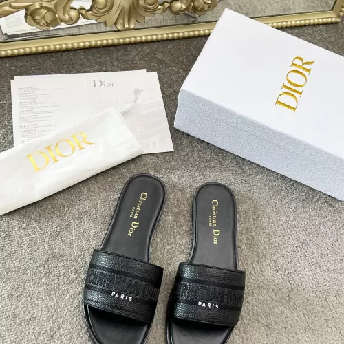Replica Christian Dior Slippers For Women #1381997 $82.00 USD for Wholesale