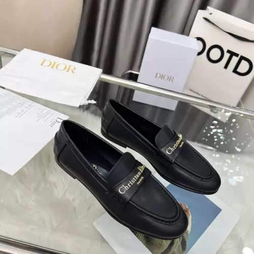 Christian Dior Leather Shoes For Women #1382010 $105.00 USD, Wholesale Replica Christian Dior Leather Shoes