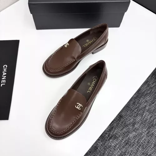 Replica Chanel Leather Shoes For Women #1382029 $108.00 USD for Wholesale