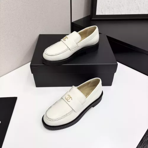Chanel Leather Shoes For Women #1382032 $125.00 USD, Wholesale Replica Chanel Leather Shoes