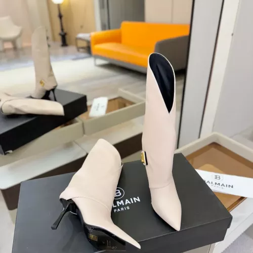 Replica Balmain Boots For Women #1382055 $195.00 USD for Wholesale