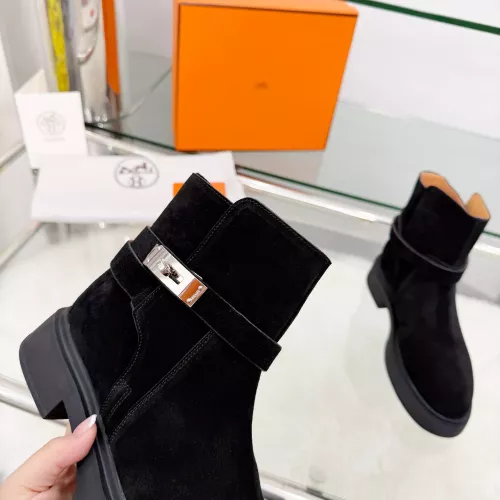 Replica Hermes Boots For Women #1382115 $100.00 USD for Wholesale