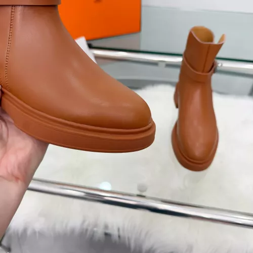 Replica Hermes Boots For Women #1382116 $100.00 USD for Wholesale