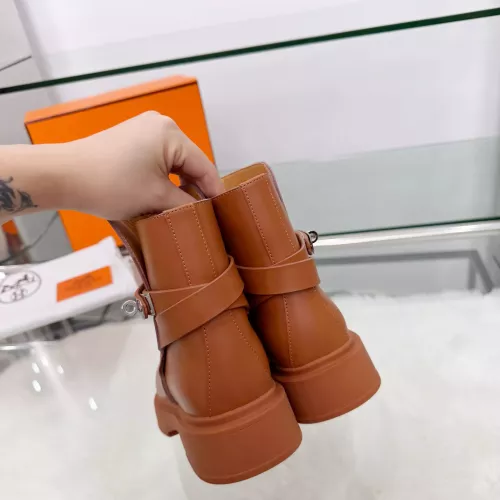Replica Hermes Boots For Women #1382116 $100.00 USD for Wholesale