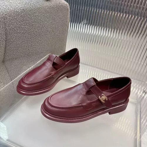 Chanel Leather Shoes For Women #1382183 $102.00 USD, Wholesale Replica Chanel Leather Shoes