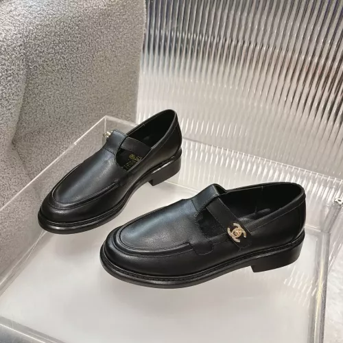 Chanel Leather Shoes For Women #1382184 $102.00 USD, Wholesale Replica Chanel Leather Shoes