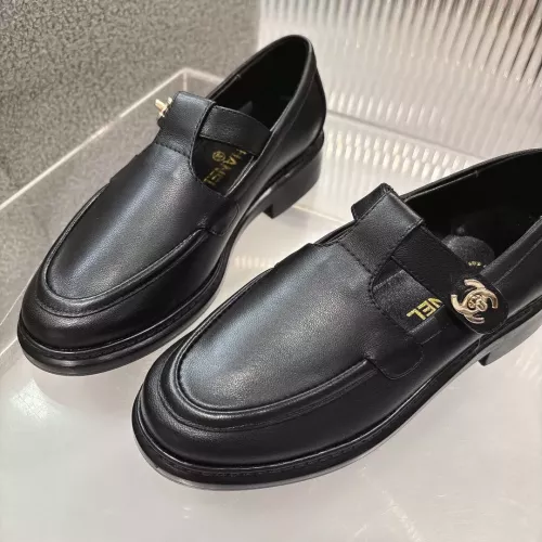 Replica Chanel Leather Shoes For Women #1382184 $102.00 USD for Wholesale