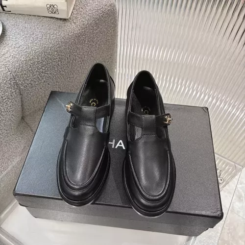 Replica Chanel Leather Shoes For Women #1382184 $102.00 USD for Wholesale