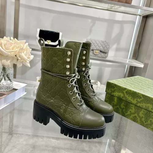 Replica Gucci Boots For Women #1382255 $128.00 USD for Wholesale