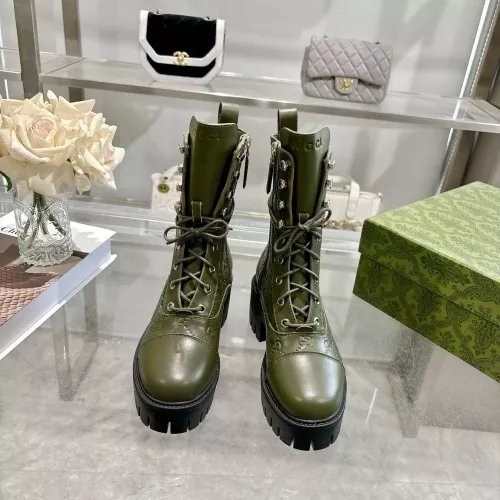 Replica Gucci Boots For Women #1382255 $128.00 USD for Wholesale