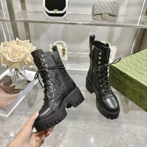 Replica Gucci Boots For Women #1382256 $128.00 USD for Wholesale