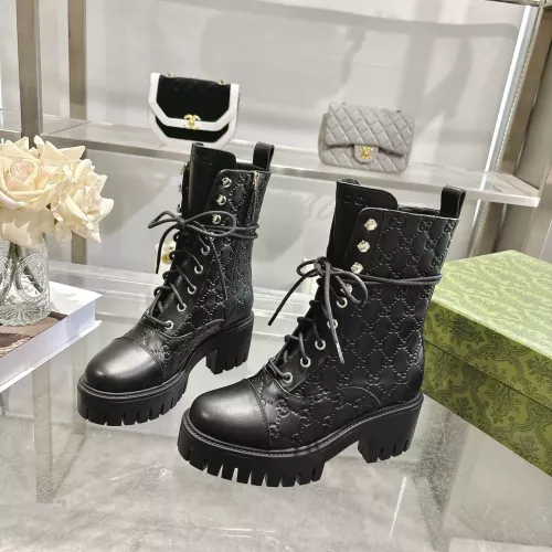 Replica Gucci Boots For Women #1382256 $128.00 USD for Wholesale