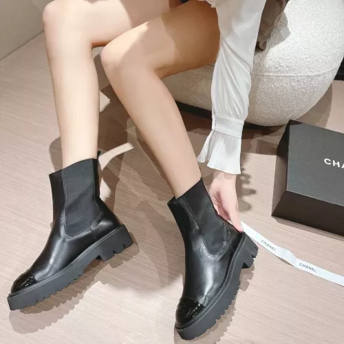 Replica Chanel Boots For Women #1382309 $105.00 USD for Wholesale