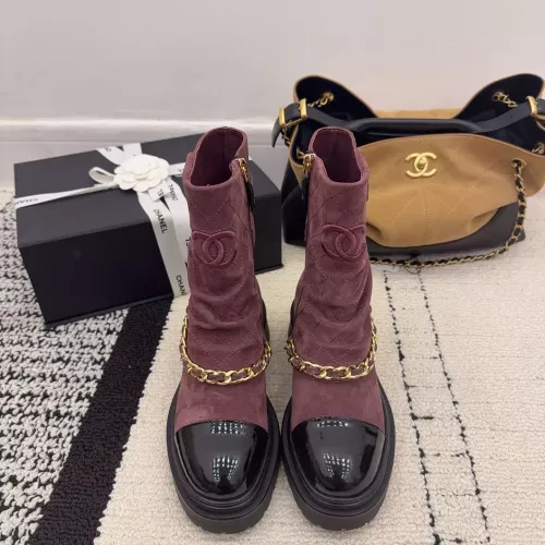 Replica Chanel Boots For Women #1382311 $145.00 USD for Wholesale