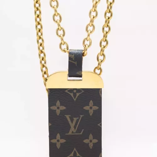Louis Vuitton Necklaces In Gold For Women #1382345 $25.00 USD, Wholesale Replica Louis Vuitton Necklaces