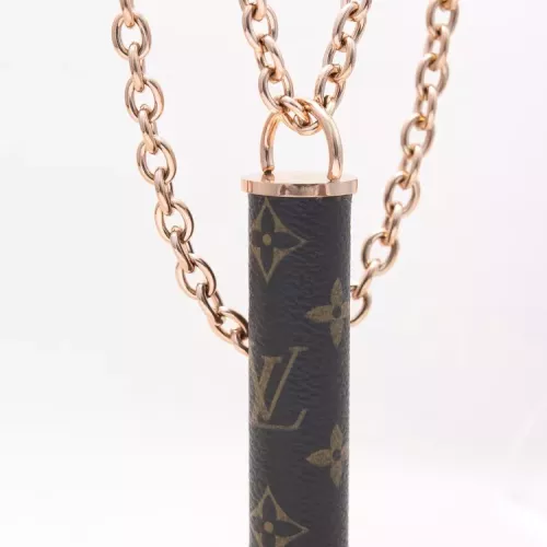 Louis Vuitton Necklaces In Rose Gold For Women #1382351 $25.00 USD, Wholesale Replica Louis Vuitton Necklaces