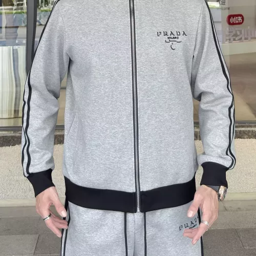 Replica Prada Tracksuits Long Sleeved For Men #1382378 $102.00 USD for Wholesale
