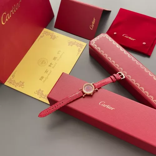 Replica Cartier AAA Quality Watches In Rose Gold For Women #1382423 $172.00 USD for Wholesale
