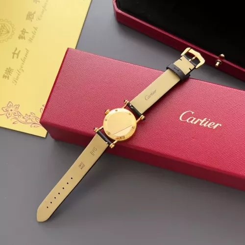 Replica Cartier AAA Quality Watches In Black For Women #1382442 $135.00 USD for Wholesale