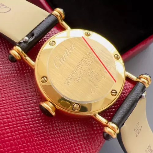 Replica Cartier AAA Quality Watches In Black For Women #1382442 $135.00 USD for Wholesale