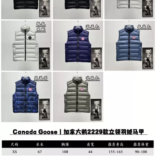 Replica Canada Goose Down Feather Coat Sleeveless For Unisex #1382485 $102.00 USD for Wholesale