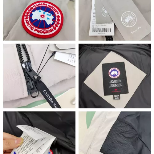 Replica Canada Goose Down Feather Coat Long Sleeved For Men #1382494 $162.00 USD for Wholesale