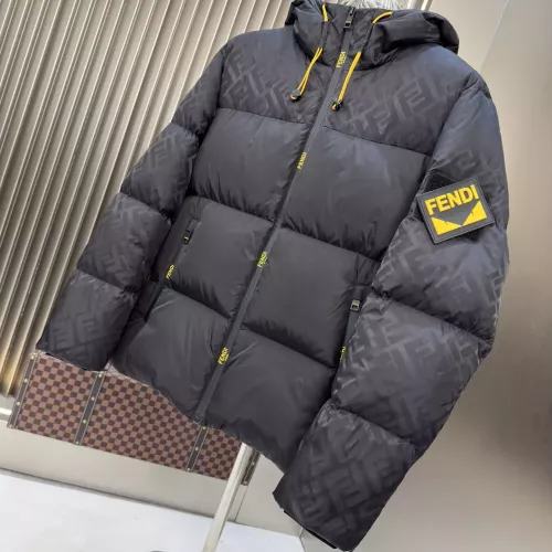 Replica Fendi Down Feather Coat Long Sleeved For Men #1382498 $225.00 USD for Wholesale