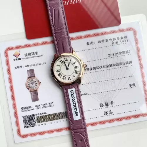Cartier AAA Quality Watches For Women #1382727 $340.50 USD, Wholesale Replica Cartier AAA Quality Watches