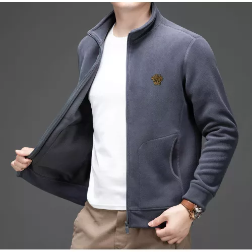 Versace Jackets Long Sleeved For Men #1382748 $64.00 USD, Wholesale Replica Versace Jackets