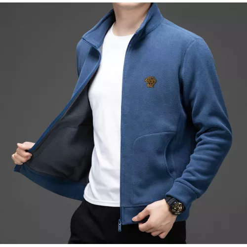 Versace Jackets Long Sleeved For Men #1382749 $64.00 USD, Wholesale Replica Versace Jackets
