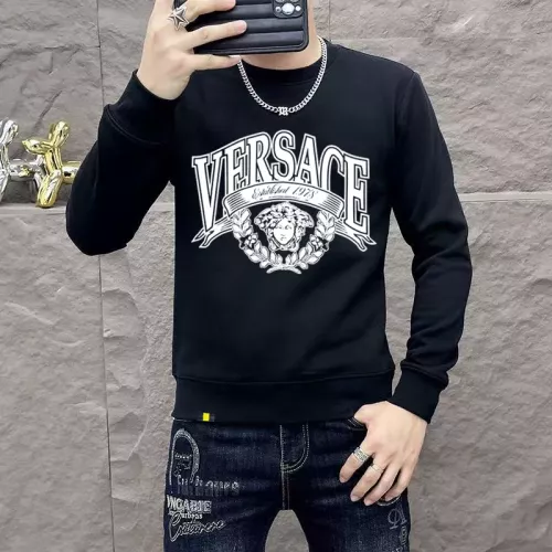 Versace Hoodies Long Sleeved For Men #1382807 $48.00 USD, Wholesale Replica Versace Hoodies