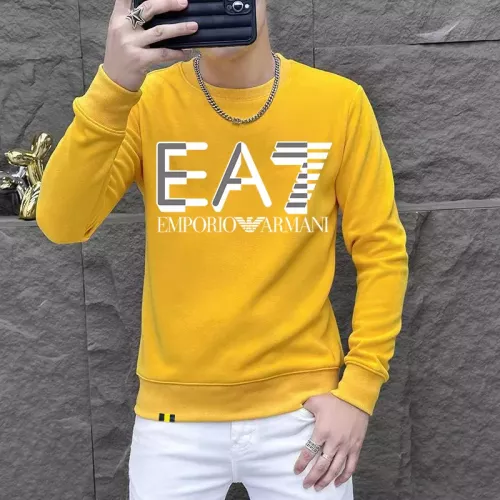 Armani Hoodies Long Sleeved For Men #1382840 $48.00 USD, Wholesale Replica Armani Hoodies