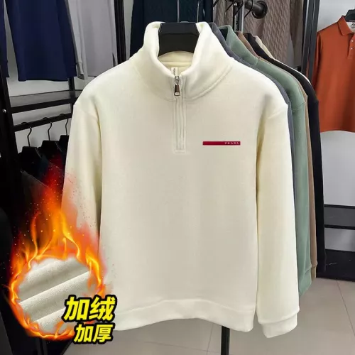 Prada Hoodies Long Sleeved For Men #1382972 $64.00 USD, Wholesale Replica Prada Hoodies