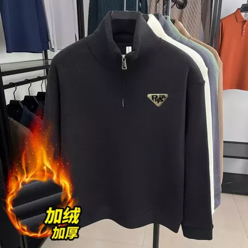 Prada Hoodies Long Sleeved For Men #1383003 $64.00 USD, Wholesale Replica Prada Hoodies