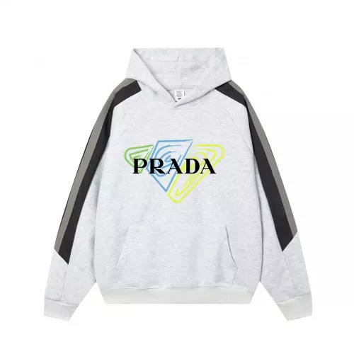 Prada Hoodies Long Sleeved For Unisex #1383092 $52.00 USD, Wholesale Replica Prada Hoodies