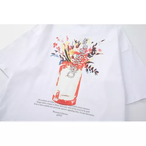 Replica Off-White T-Shirts Short Sleeved For Unisex #1383193 $32.00 USD for Wholesale