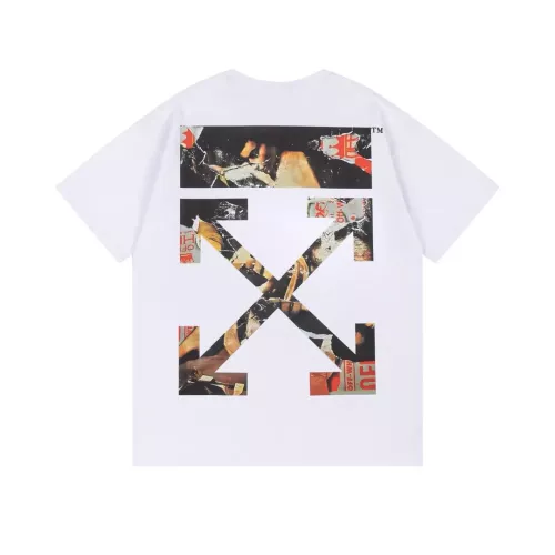 Off-White T-Shirts Short Sleeved For Unisex #1383202 $32.00 USD, Wholesale Replica Off-White T-Shirts