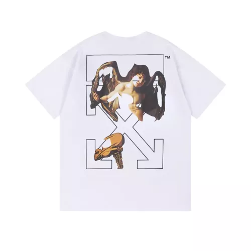Off-White T-Shirts Short Sleeved For Unisex #1383205 $34.00 USD, Wholesale Replica Off-White T-Shirts